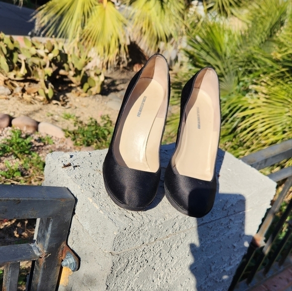 NICHOLAS KIRKWOOD Black Platform Blue Python Leather Heels - Picture 4 of 16